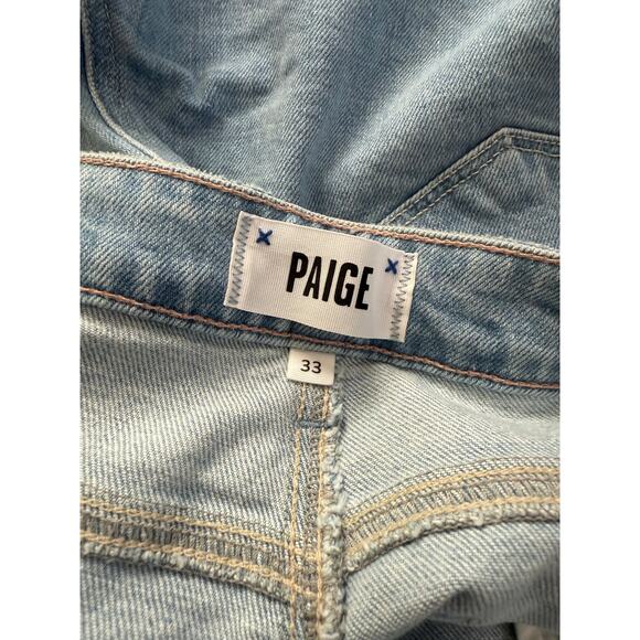 New Paige Jeans Women's 32 Colette Crop Flare in Folklore Light Wash - Picture 4 of 7